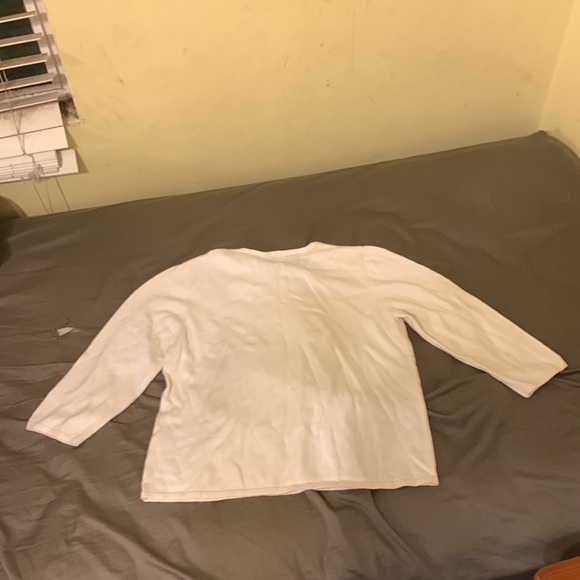 Alfred Dunner Long Sleeve Rhinestone Shirt - Picture 2 of 3